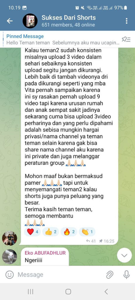 testi member sukses dari shorts mbak fitri 3