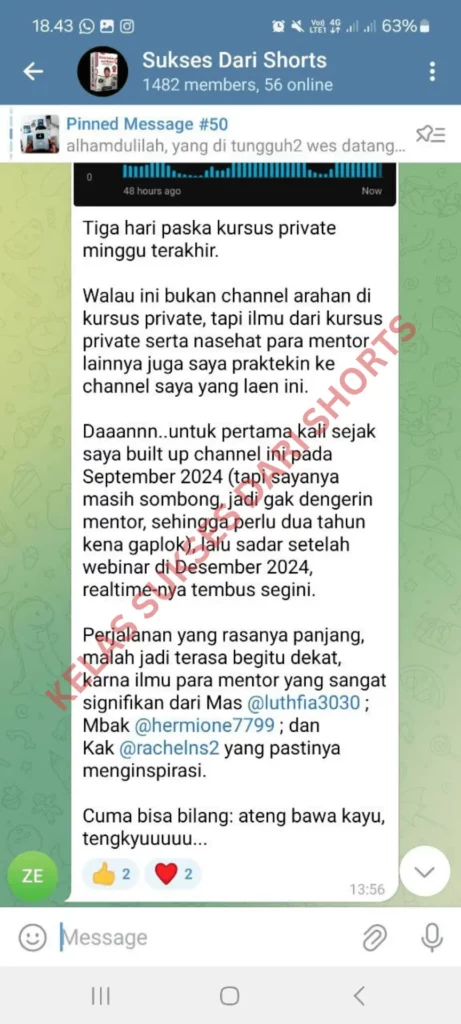 testi kelas sukses dari shorts jan 2025 2b