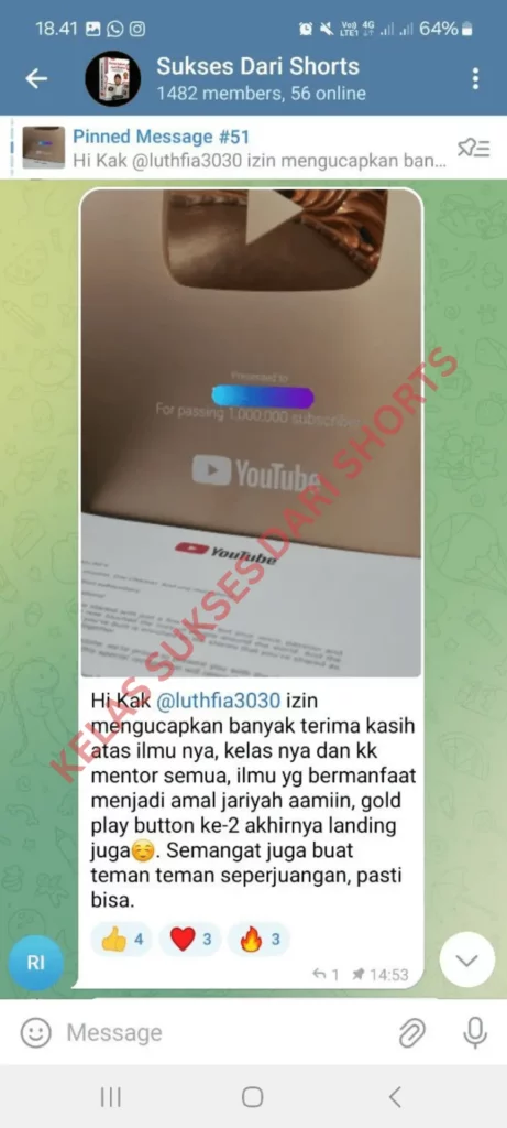 testi kelas sukses dari shorts jan 2025 3